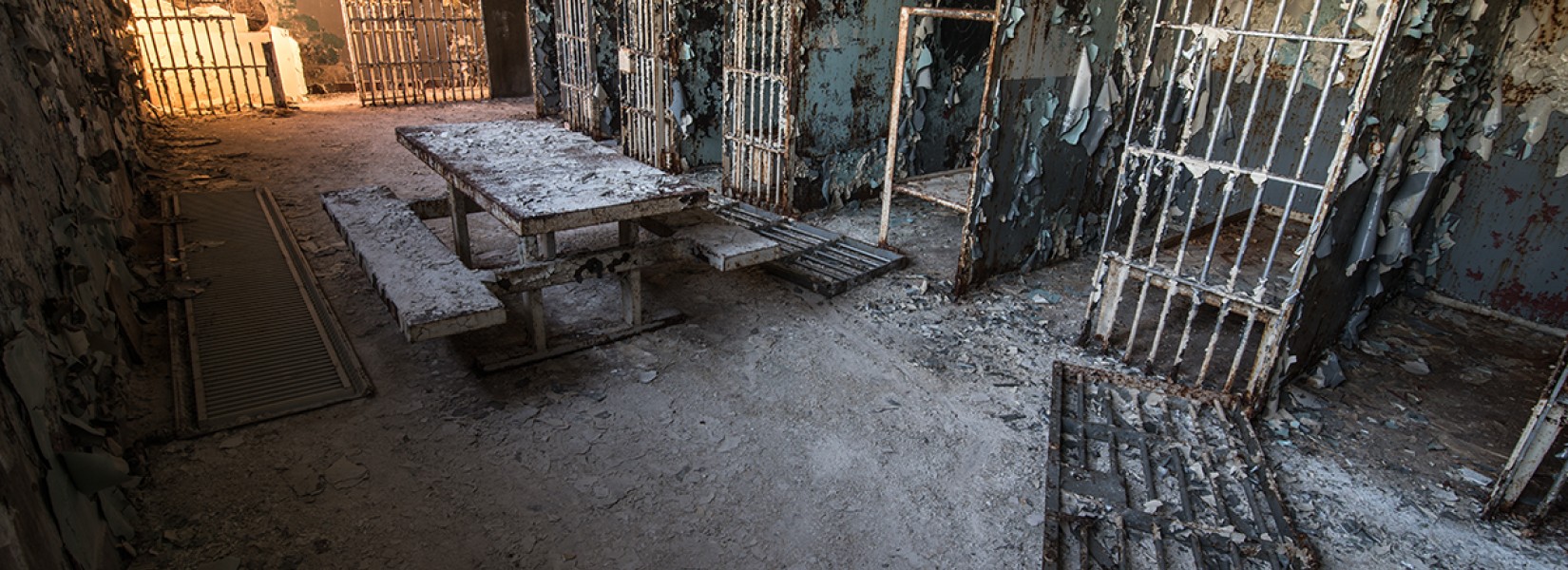 La vieille prison abandonnée du comté