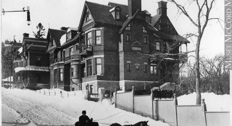 Mansion of Frederick Redpath, Ontario av., Montreal, QC, around 1890
