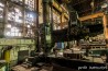 La vieille usine de superstructures abandonnée