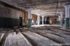 La vieille usine américaine abandonnée